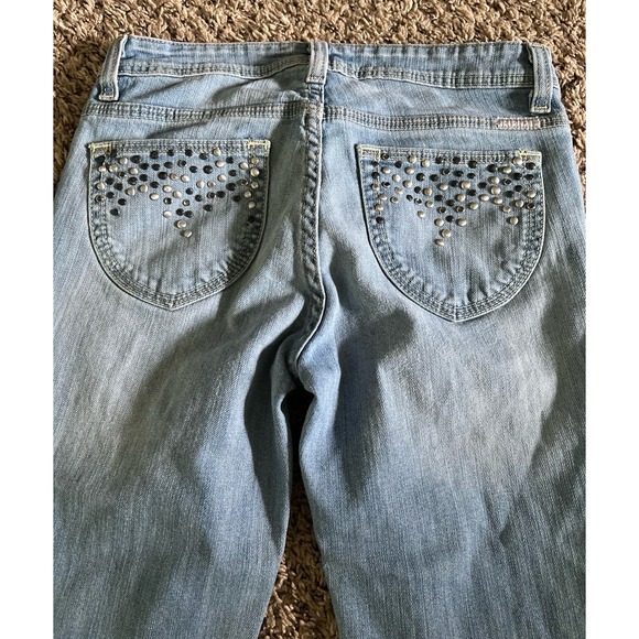 Vintage Jordache Women's 80's light wash jean capri zippers on the ankles size 4 - Picture 5 of 12